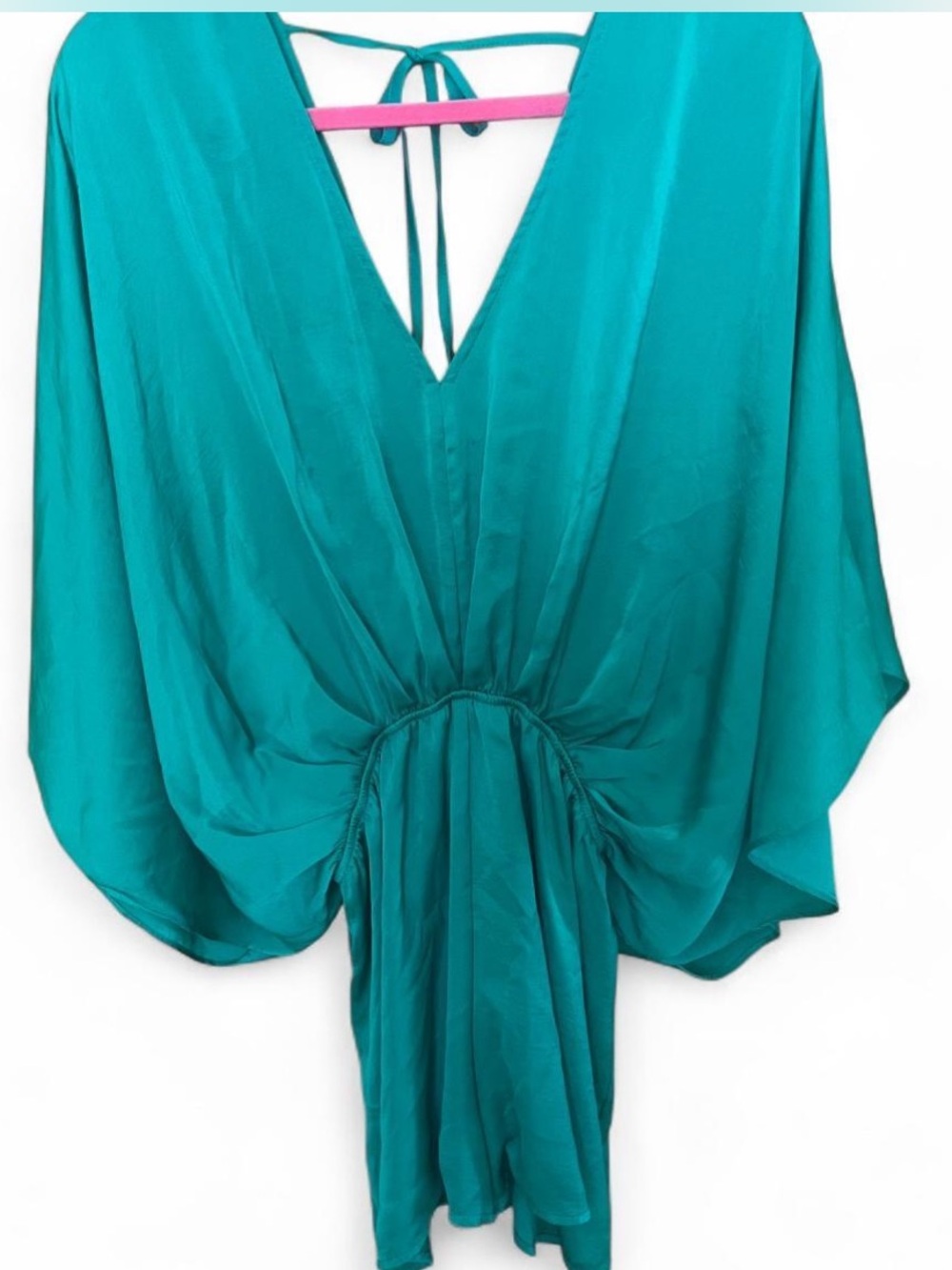 AAKAA BATWING EXAGGERATED SLEEVES ROMPER size L